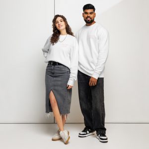 Polished in Pink Unisex Organic Sweatshirt