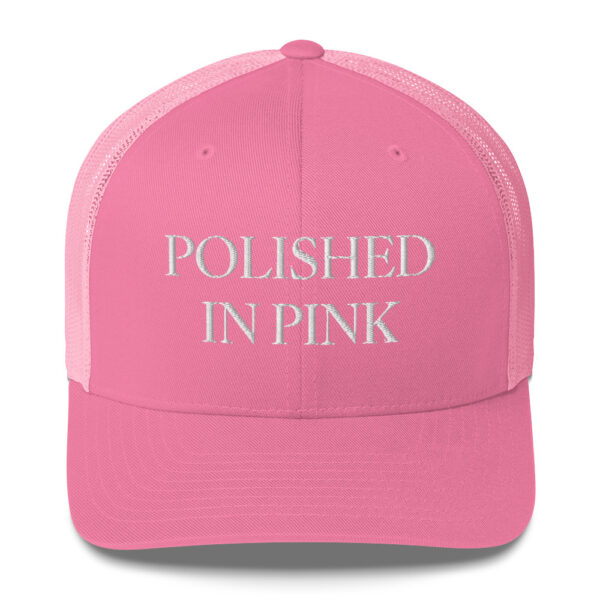 Pink Polished In Pink Trucker Cap (Pink)