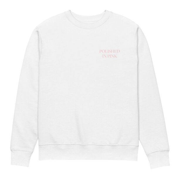 Polished in Pink Unisex Organic Sweatshirt - Image 2